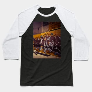 Northern Boulevard Graffiti Long Island City NYC Baseball T-Shirt